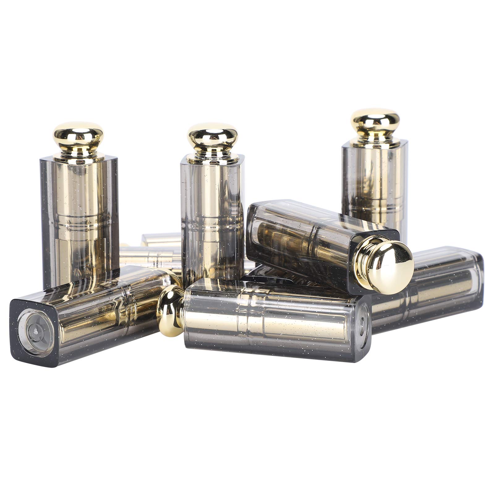 10 Lipstick Empty Tubes Diy Refillable Cosmetic Container for Lip Lipstick Travel Packaging Abs Cosmetic Tool Bottle