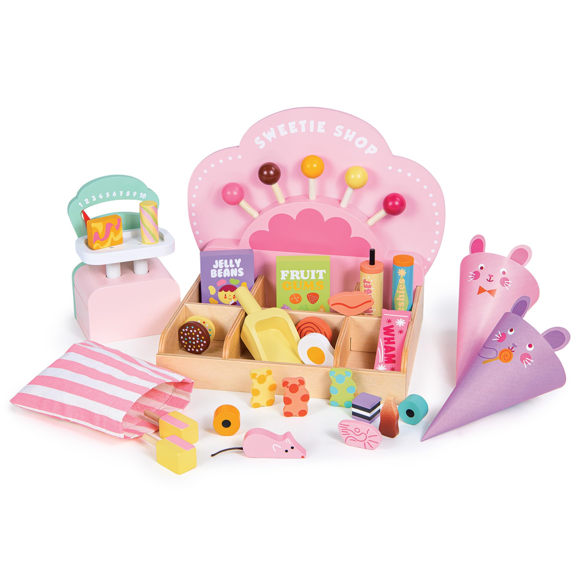 Amazon.com: Tender Leaf Toys - Sweetie Pic'n'Mix Shop - Colorful