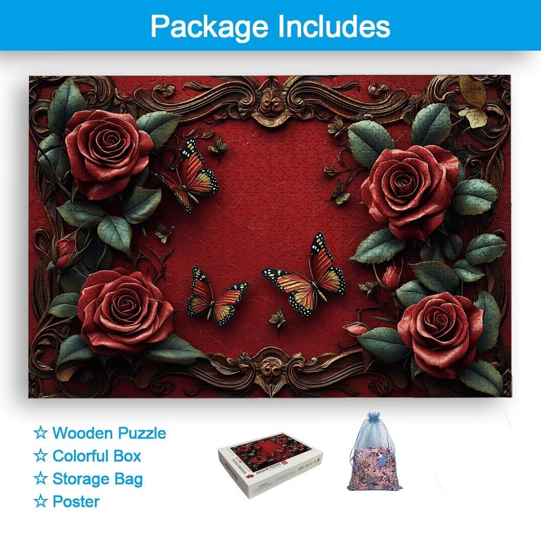 Puzzle 3000 Pièces Adultes, Puzzle 3000 Pieces Rose, Cadeau Femme -3010