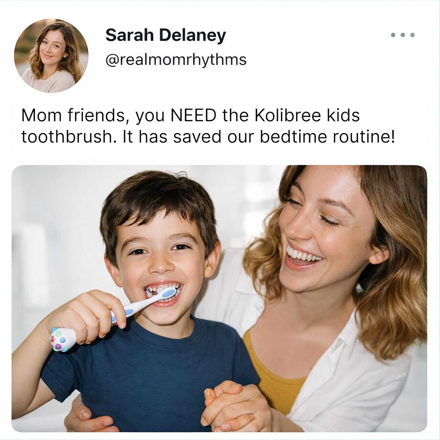 Kids Smart Toothbrush Kit with 1-Month Premium App Access and Phone Holder