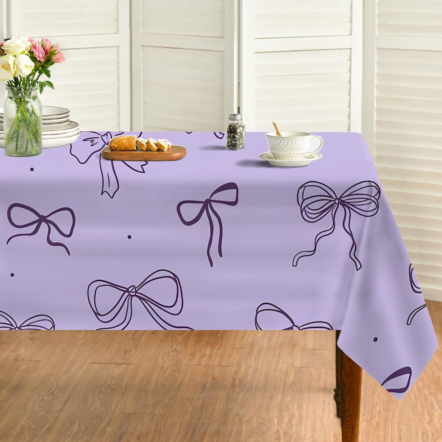 Nappe anti-tache imperméable blanche de 130x220 cm pour table de mariage