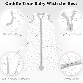 Baby Wearable Blanket (US, Age, 6 Months, 12 Months, Grey Arrow-solid (2 Pack))