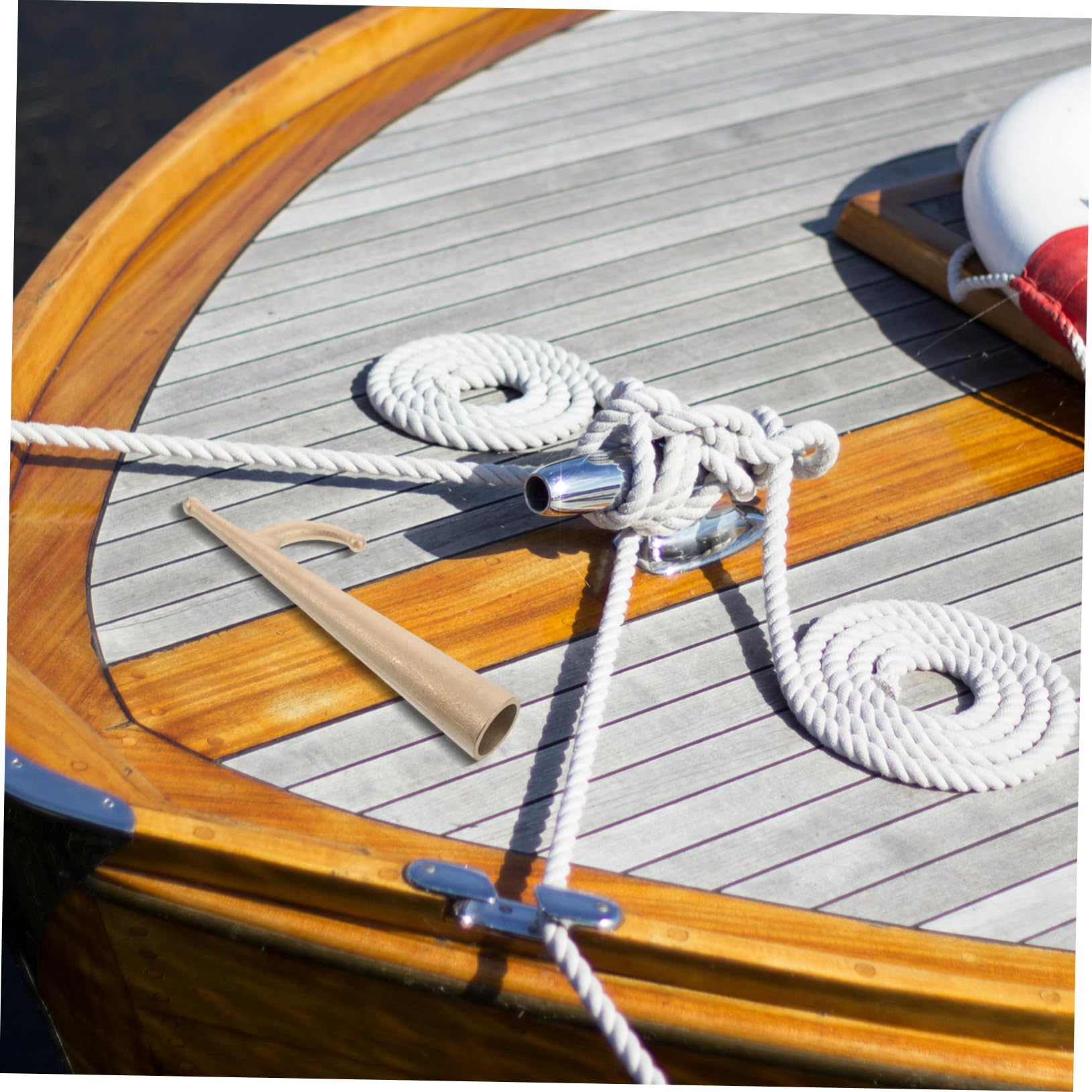 ifundom Mezzo Marinaio in Rame Supporto per Ancora per Barca Parte di Yacht Accessorio per Yacht Mezzo Marinaio d Epoca