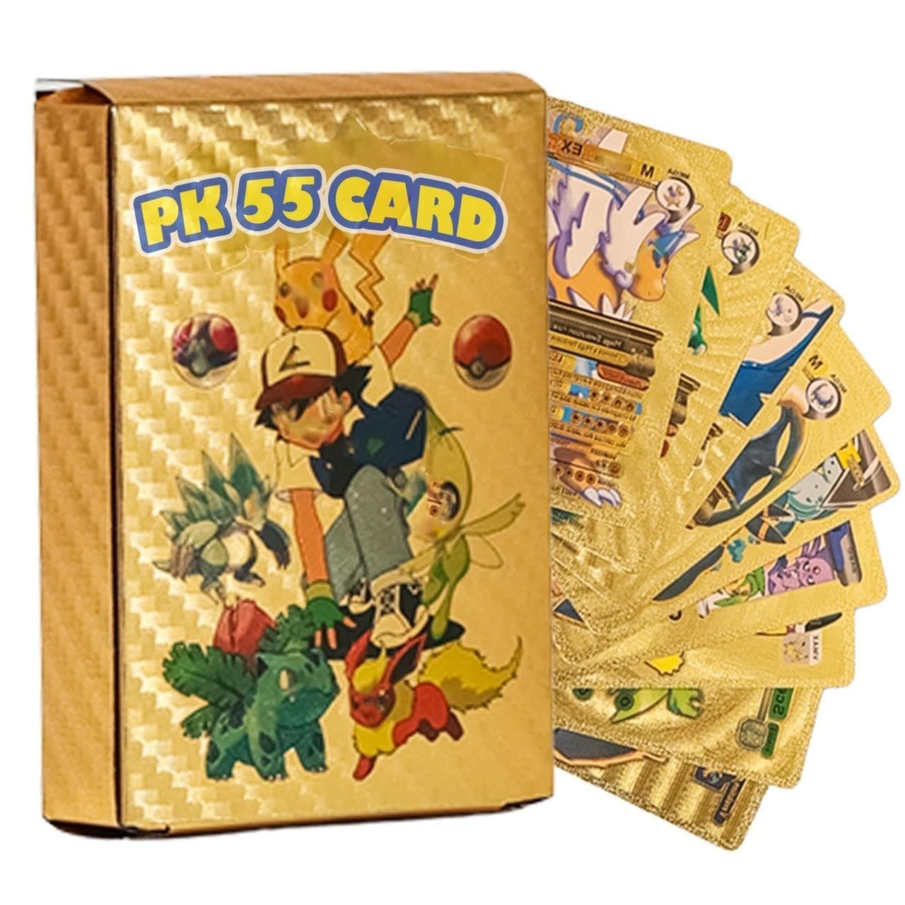 Pokémon Trading Card Game Foil Cards Pack Battle Trading Cards for Kids & Collectors Set of 55 Rare VMAX GX VSTAR Trading Card-picture-26