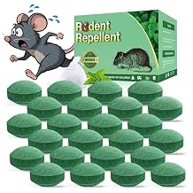 26PCS Rodent Mice Repellent, Peppermint Oil to Repel Mouse and Rats, Natural Ingredients Rat Repellent Balls, Rodent Mice Repellent for Car Engines
