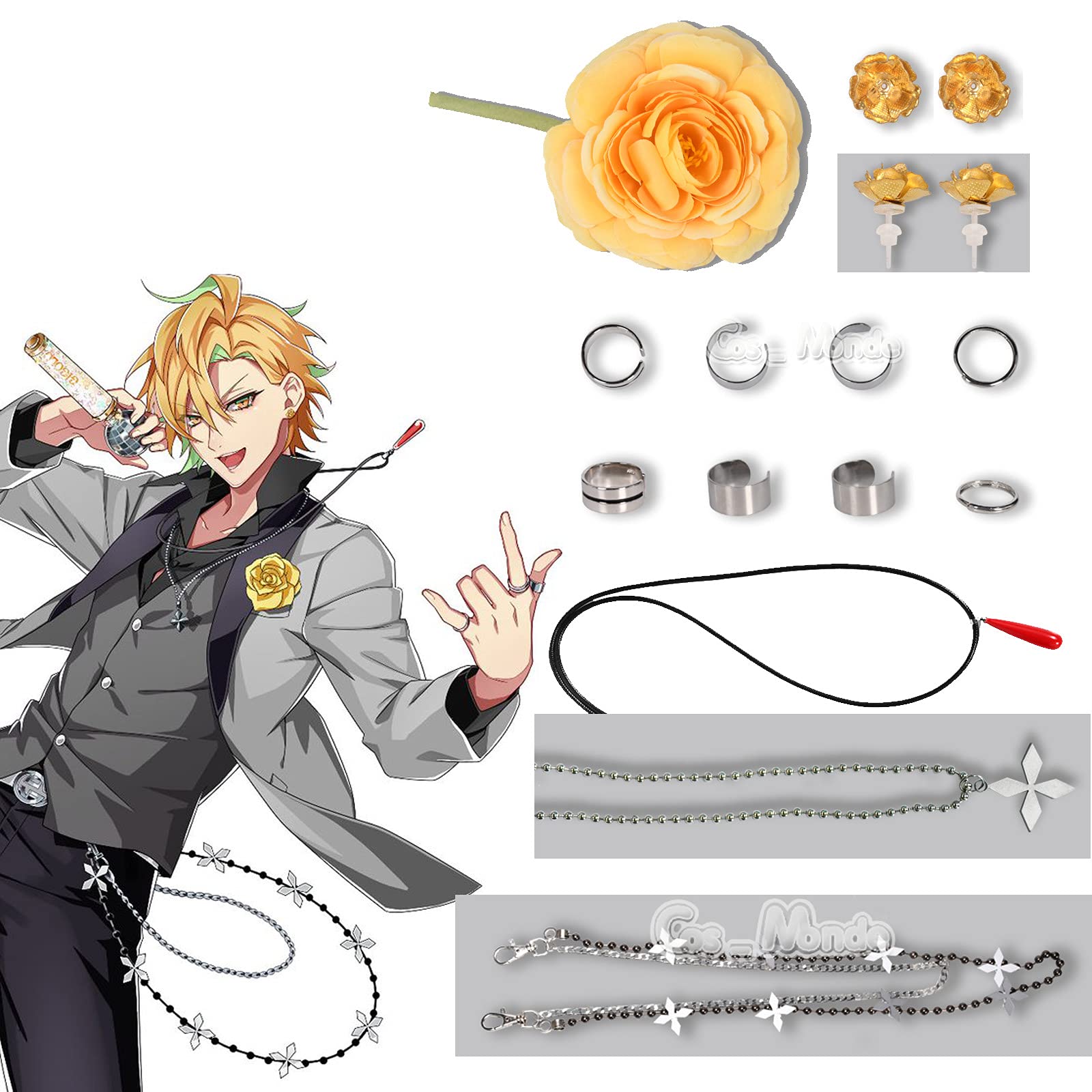 Amazon.co.jp: ヒプノシスマイク 伊弉冉一二三 コスプレ 小物 手作り