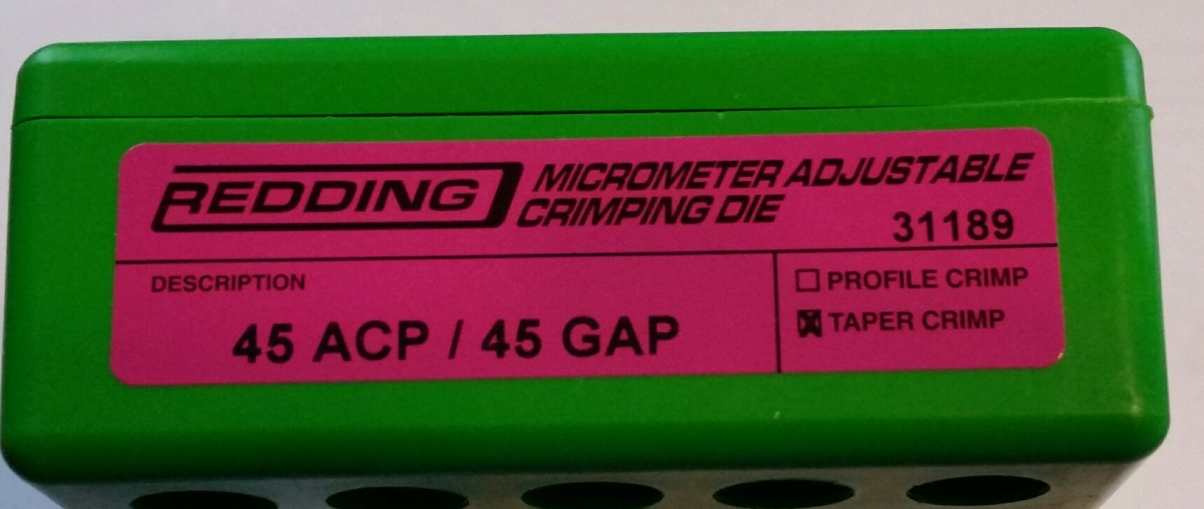 Redding Reloading Titanium Nitride 1/2'' O.D. x 3/8'' Long Neck Sizing Bushing | Precision Steel Reloading Bushing with Increased Surface Hardness & Reduced Sizing Friction
