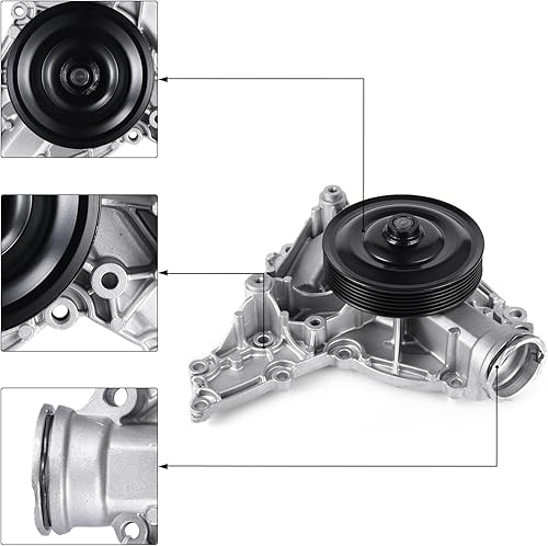 Miniatura 2 de AW6142 Kit de bomba de agua con junta 2722000901 apto para Mercedes Benz 06-07 C230 C28008-12 C300 GLK350 06-11 C350 E350 ML350 R350 06-06-01 9 CLK3