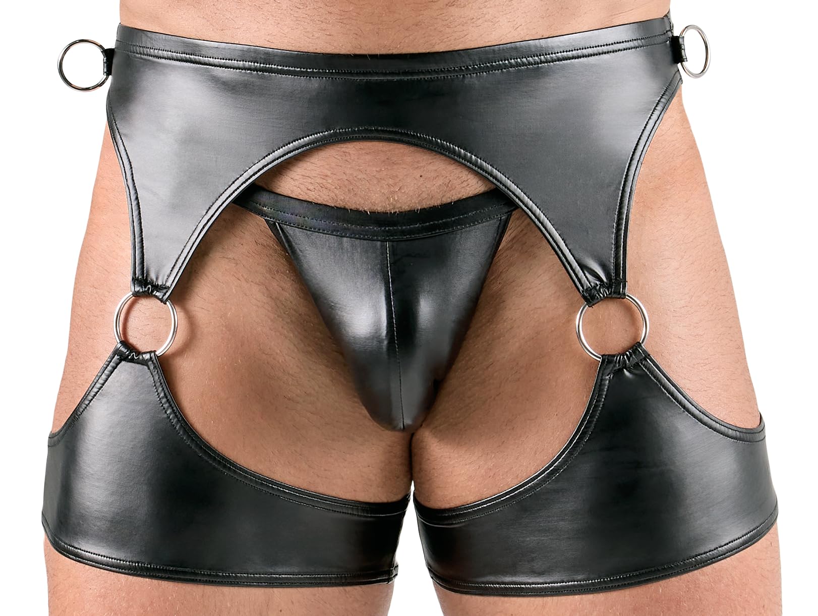 Svenjoyment Bondage Herren Set, Schwarz, L