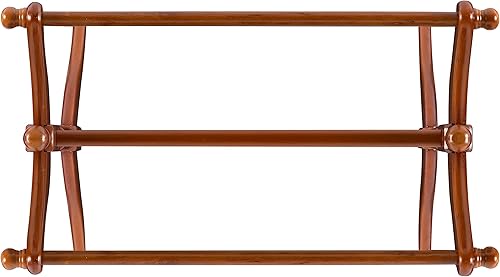 Miniatura 9 de Powell Furniture Colcha terminada Powell Boonie - Estante para mantas, estándar, roble nostálgico