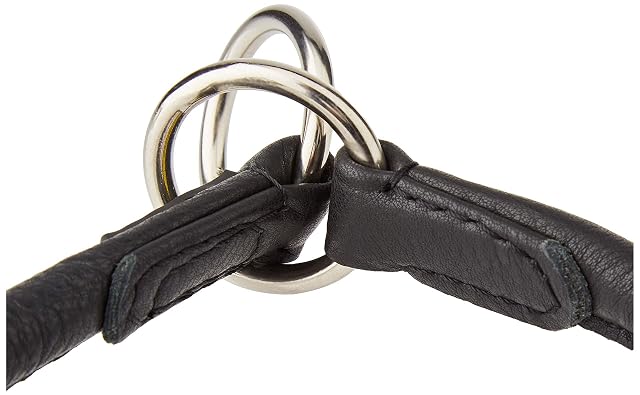 Foto 2 de 4 de KERBL PET Gargantilla Roma Redonda de Piel, 45 cm, Color Negro