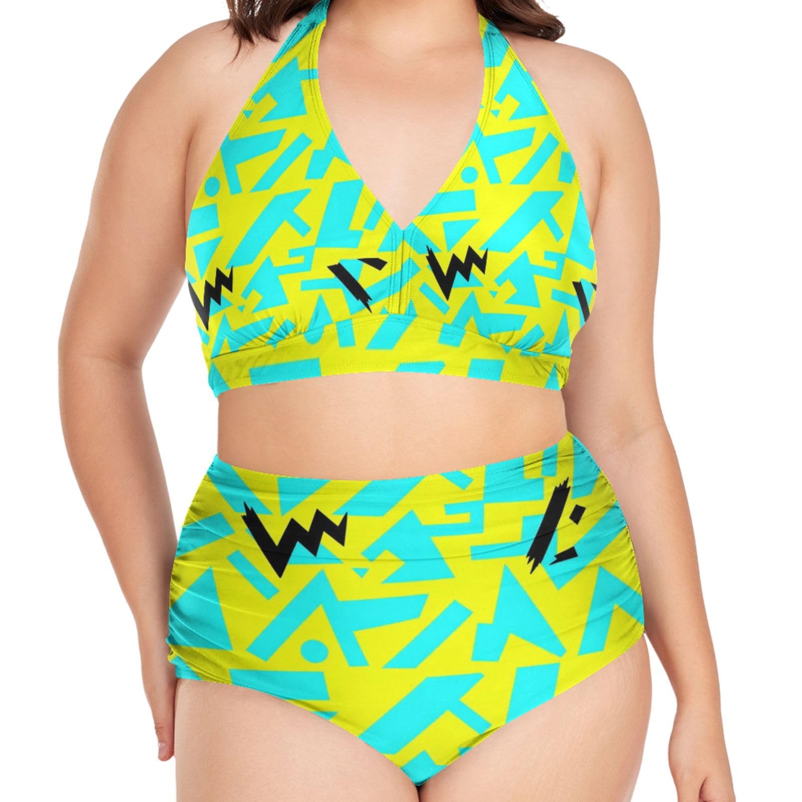 FRODOTGV Costumi da bagno da donna curvy, da L a 4XL