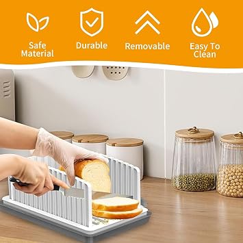 Adjustable Bread Slicer, Manual Handhold Homemade Slicer