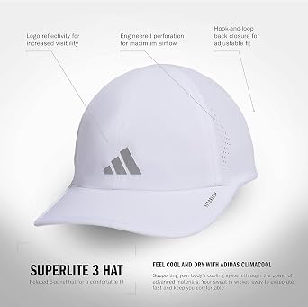adidas Women's Superlite Hat Lightweight Moisture-Wicking Cap for Workout and Training