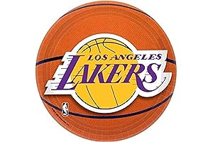 "Lakers Backdrop Birthday Extravaganza: Amscan's NBA Plate Symphony"