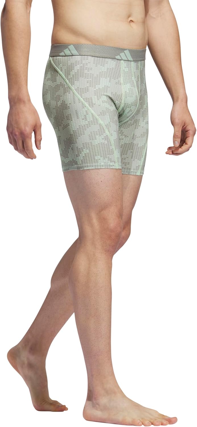 adidas Men's Performance Athletic Mesh Boxer Brief Underwear, Moisture Wicking, Sport Comfort, 3-Pack - Image 5