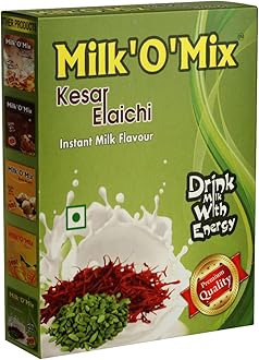 Milkomix Kesar Elaichi Flavored Milk Powder Mix F, 150Gm - Pack Of 1