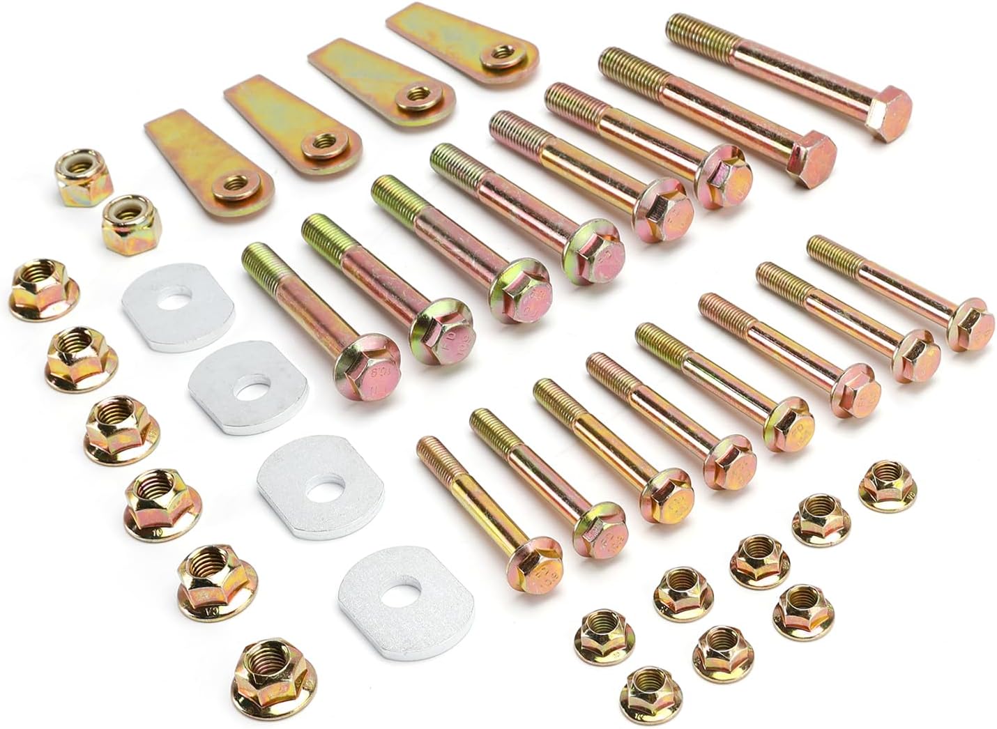 Control Arm Front and Rear with Cam Bolt and Flag Nuts For Jeep Wrangler TJ 1997-2006