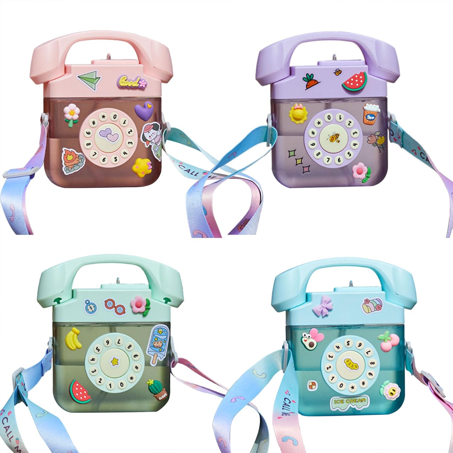 50 Calcomanías De Té Con Leche De Perlas, Calcomanías Para Bebidas Impermeables Para Portatil Telefono Nevera Guitarra Patineta Cortar