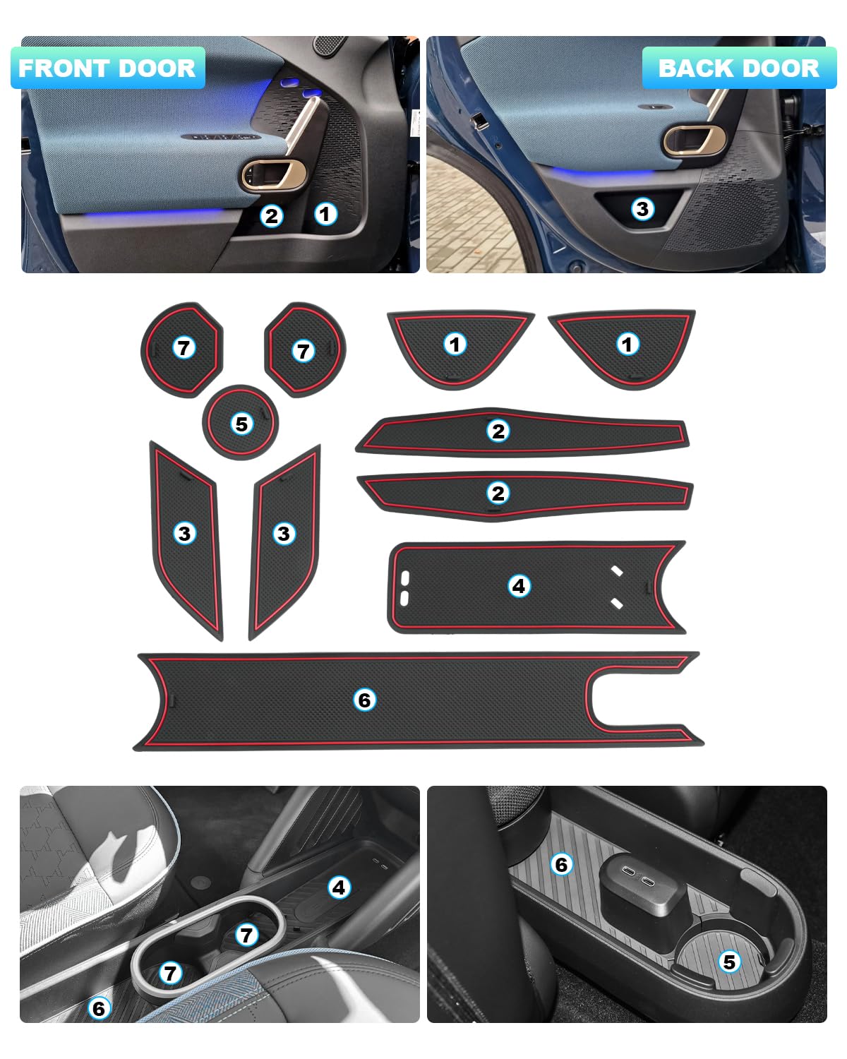 Automatten MINI Cooper SE (J01) rubber en textiel