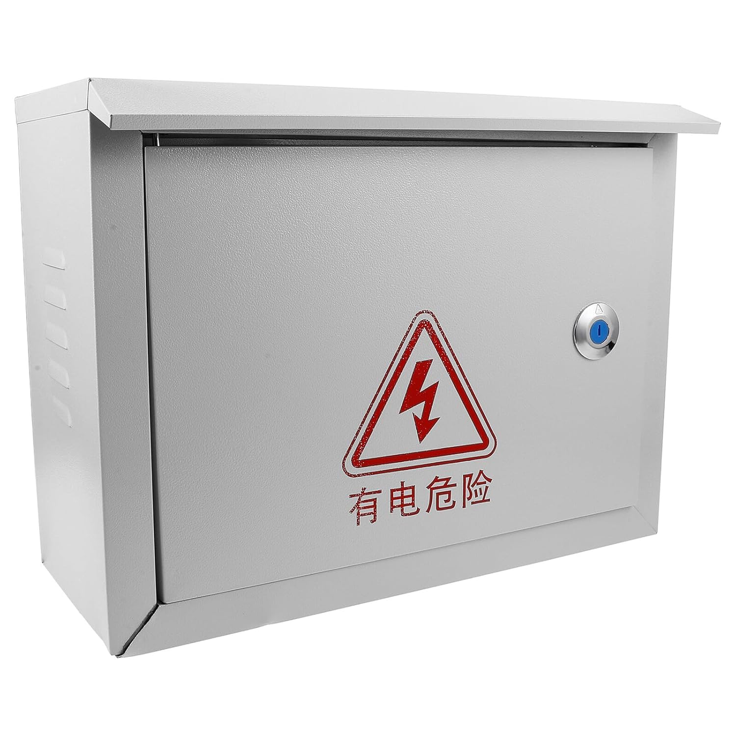 Outdoor Weatherproof Breaker Box Small Metal Circuit Enclosure with Mounting Bracket for Rv and Outdoor Electrical Panel Protection 300x400x160mm