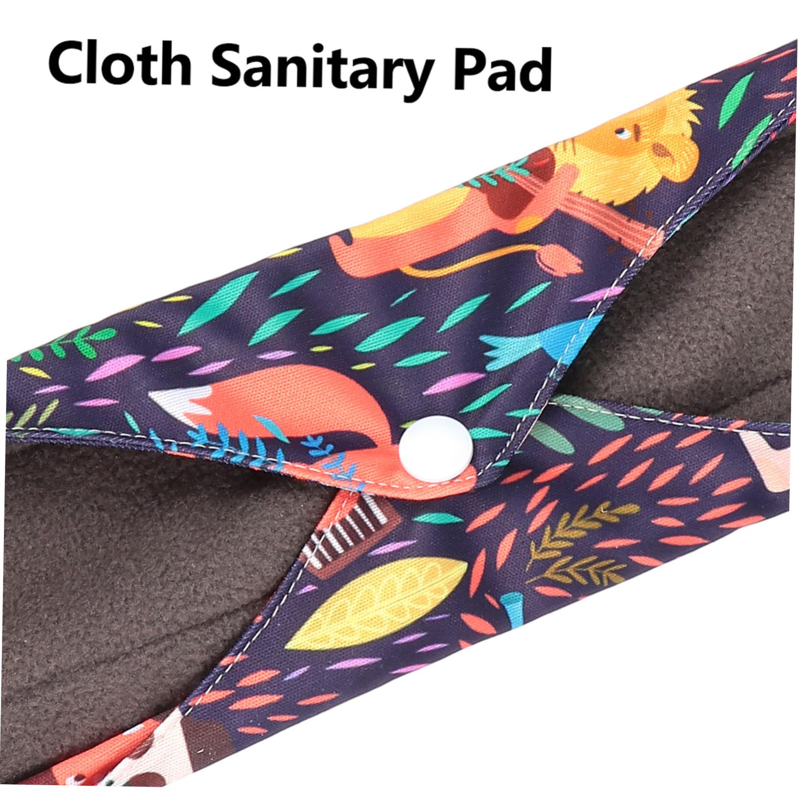 Toallas Sanitarias de Tela Reutilizables 6 Piezas de Carbón | Absorción Rápida, para Viaje y Exterior, Formato Práctico para Mujeres