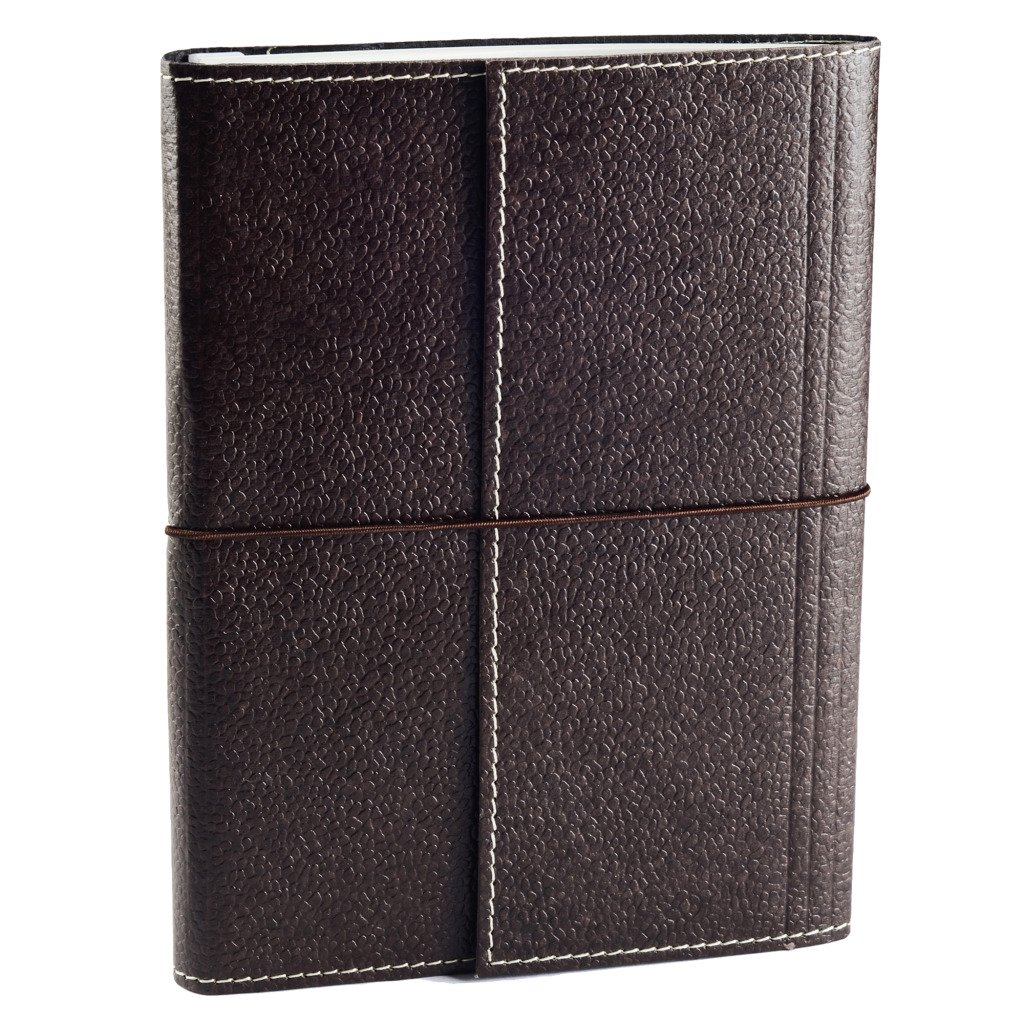 Ecoleatherette A5 Hard Cover Ruled Diary/Planner/Notebook for Writing, Looks Like Leather Cover - 80 GSM, 192 Pages | Handcrafted & Recycled Diary, Perfect for Students & Office Purpose