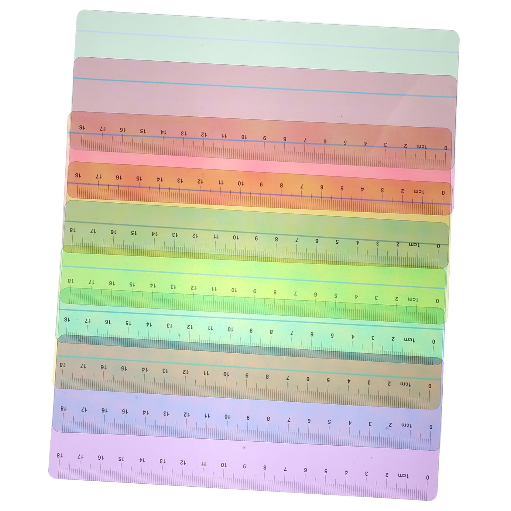 DOITOOL 5 Set Segnalibri Decorativi Strisce Guida Per Tracciamento Della Versatili E Leggeri Aiuto Visivo Per Lettori Ottimo Per La Pagina 8 Pezzi * 5