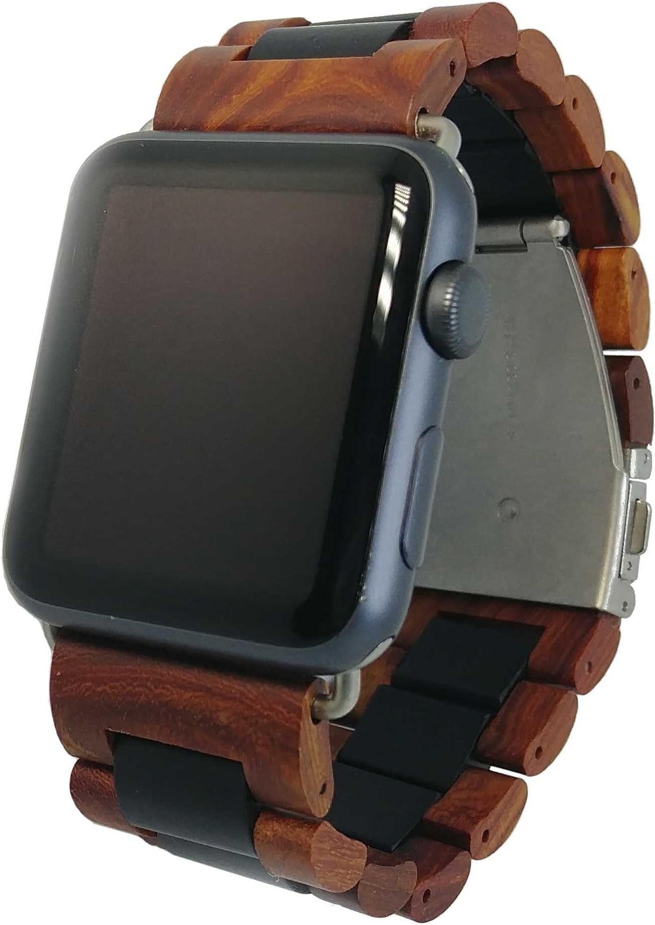 Apple Watch Band - Ottm 38mm/42mm Unique Wooden Watch Band for Apple iWatch with Extra Links and Tool for resizing