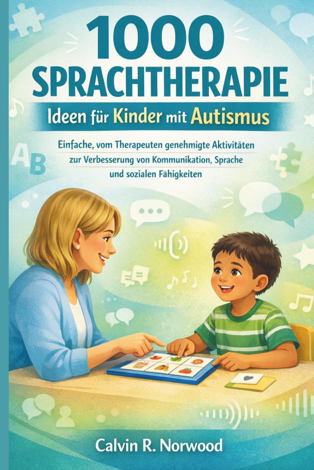 1000 SPRACHTHERAPIE Ideen für Kinder mit Autismus: Einfache, vom Therapeuten genehmigte Aktivitäten zur Verbesserung von Kommunikation, Sprache und sozialen Fähigkeiten (Parenting strategy)