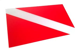 Empire Tactical USA Diver Down Flag - Red Reflective 3.5