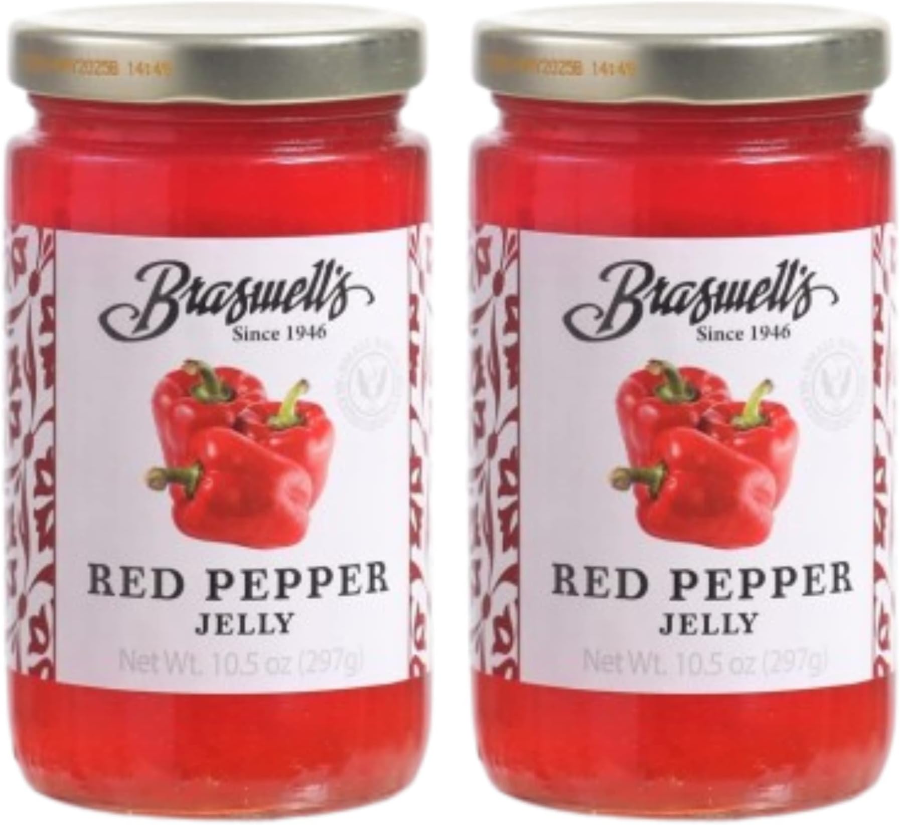 Braswell Red Pepper Jelly 10.5 OZ (Pack of 2)