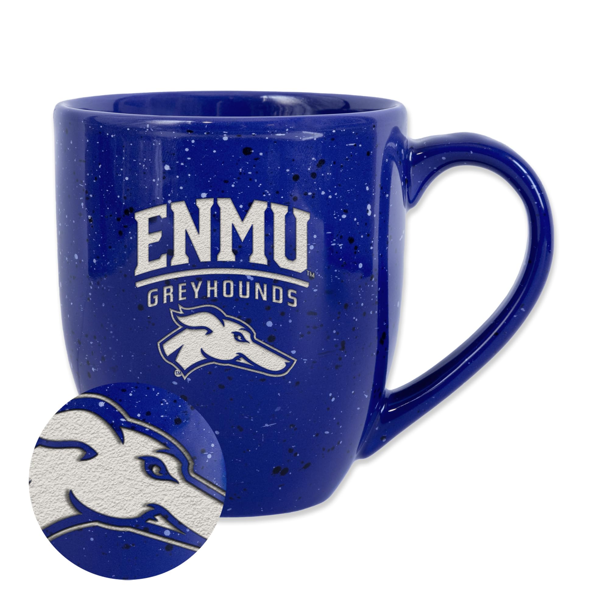 Tasse café céramique lévriers de l'Est du Nouveau-Mexique 473g