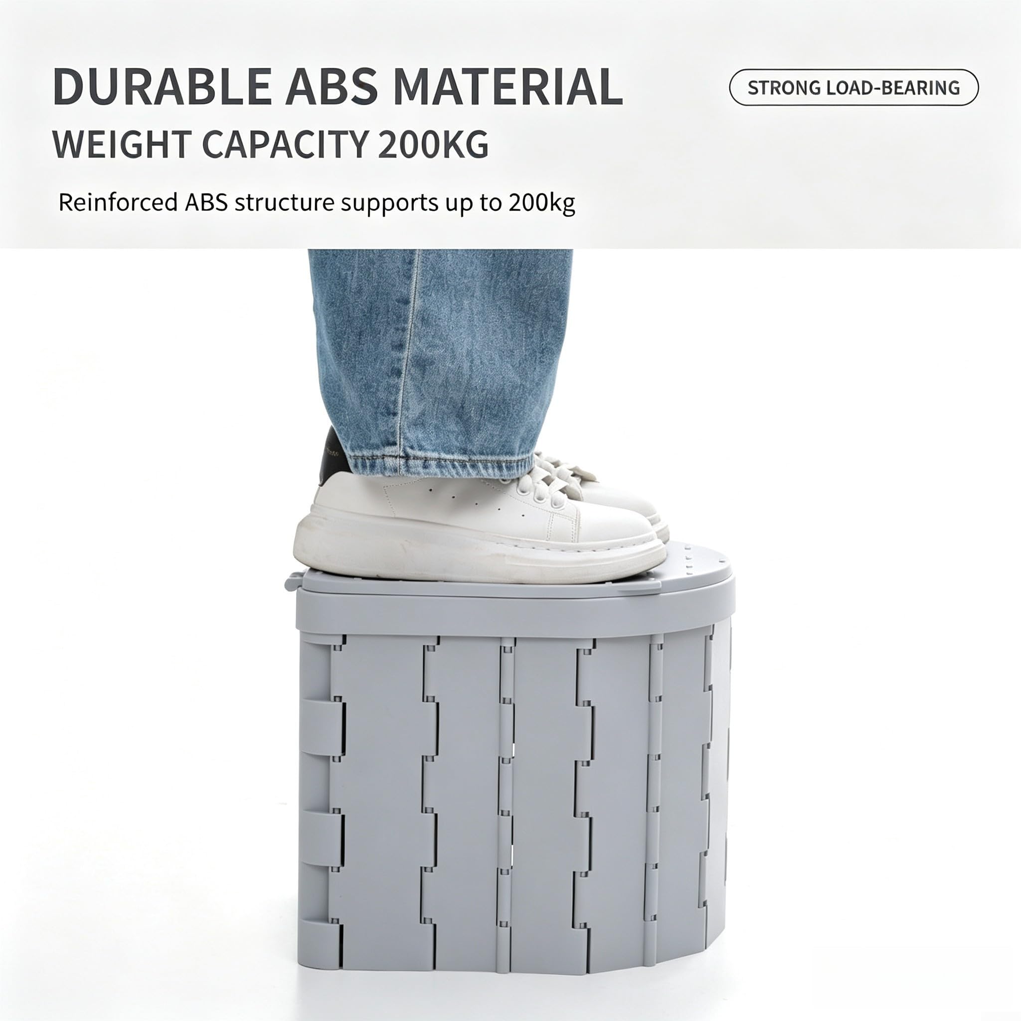 Baño Portátil Exterior Plástico ABS Ligero 90kg
