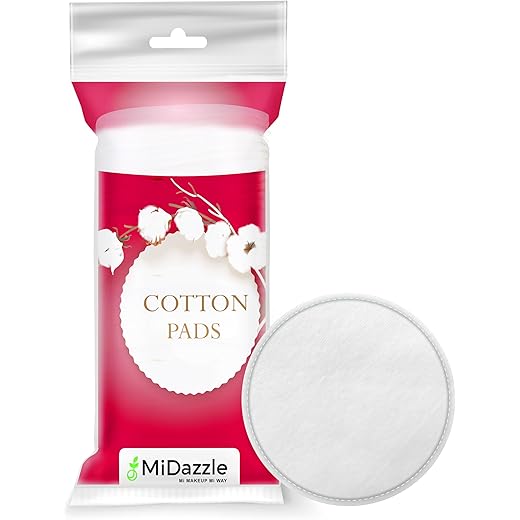 Midazzle Cotton Pads Makeup Remover 50 Pieces