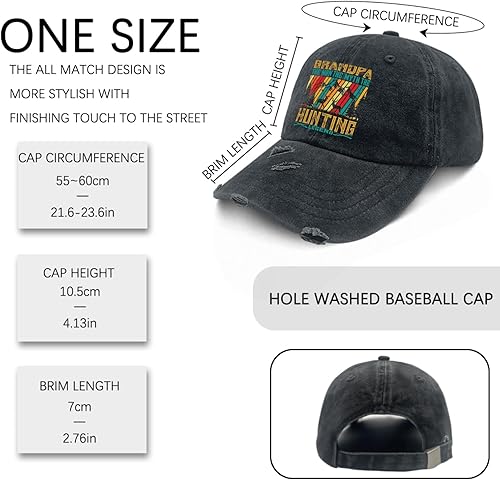 Miniatura 3 de Cap GGRANDPA The MRN The Myth The Hunting Legend Dad Hat for Men Funny Caps Adjustable