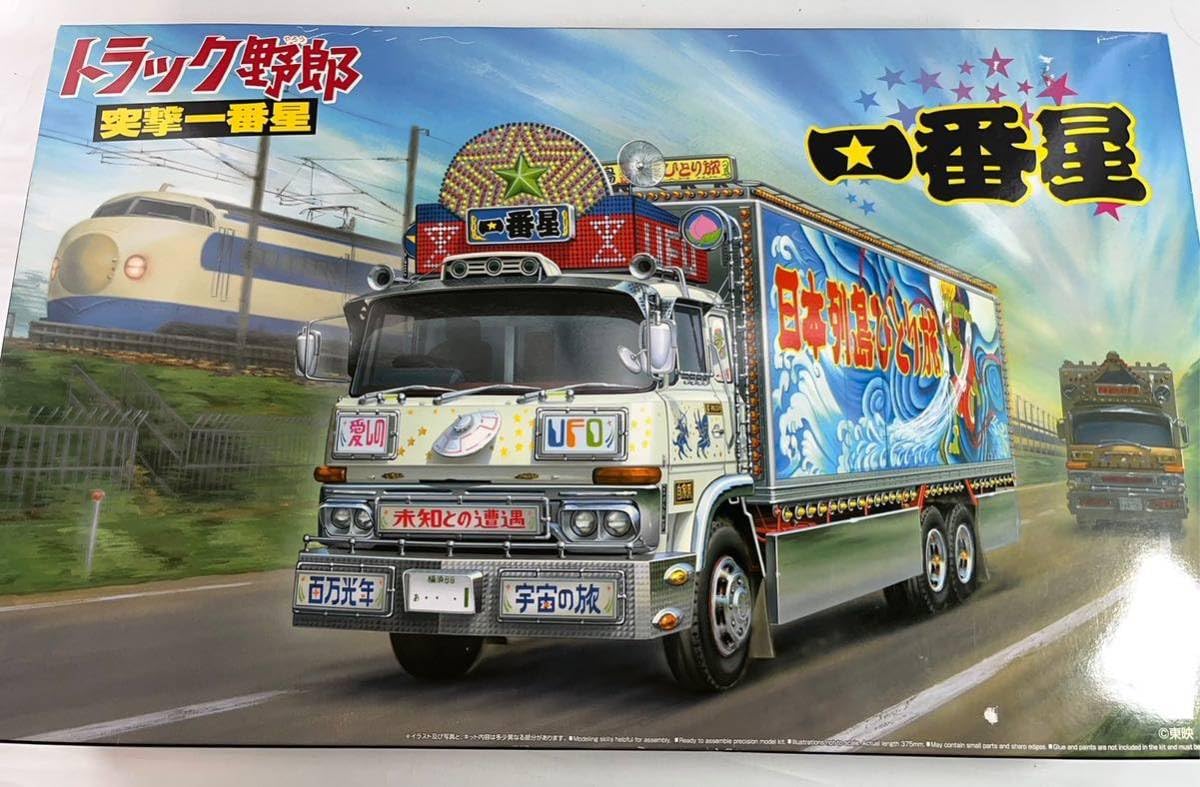Amazon | 未組立 アオシマ 1/32 トラック野郎 シリーズ no.3 突撃一番 
