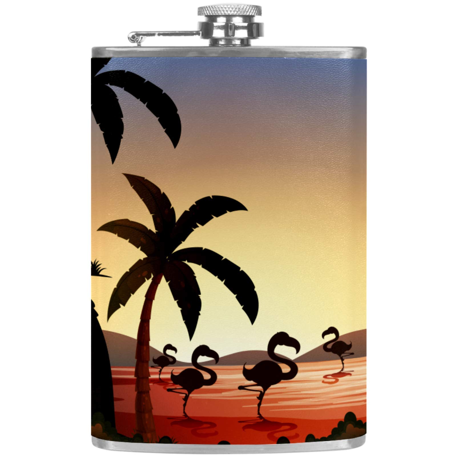 Flasque à whisky anti fuite flasque de poche en cuir pour fête et bar