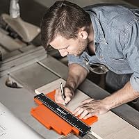 Lenski Kontúrmérő Eszköz 25 cm - Precíz Formamásoló Sablon Zárható Fém Mechanizmussal - Barkács Segédeszköz Burkoláshoz, Szereléshez - Férfi 6