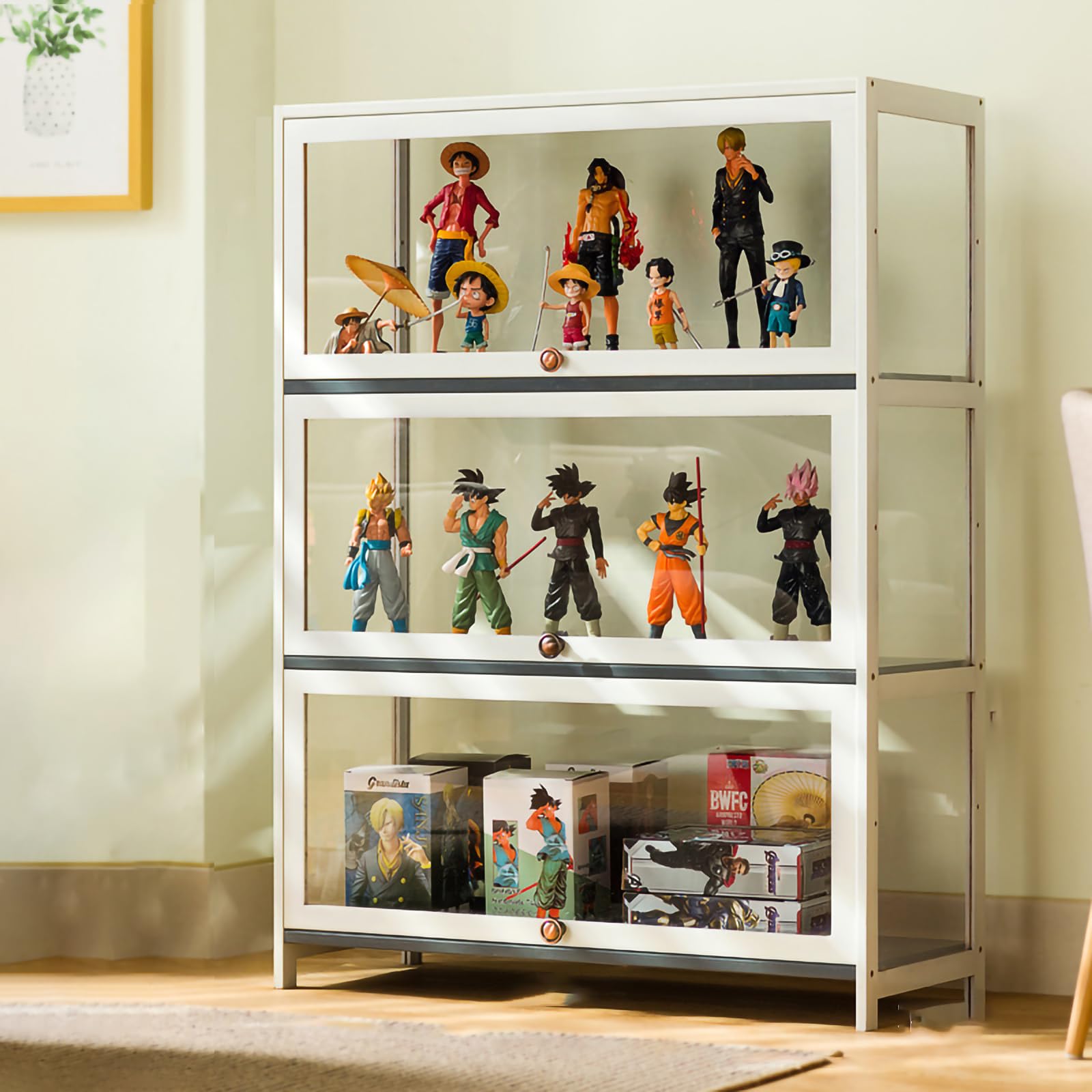 アクリル製5段ガラスケース Amazon.co.jp: コレクションケースフィギュアケース5層