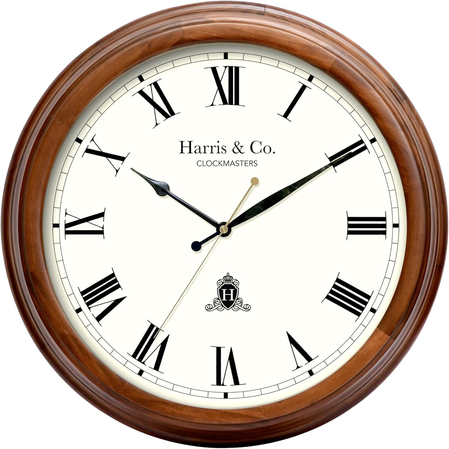 HARRIS & CO. CLOCKMASTERS 15 inch Luxury Vintage Thick