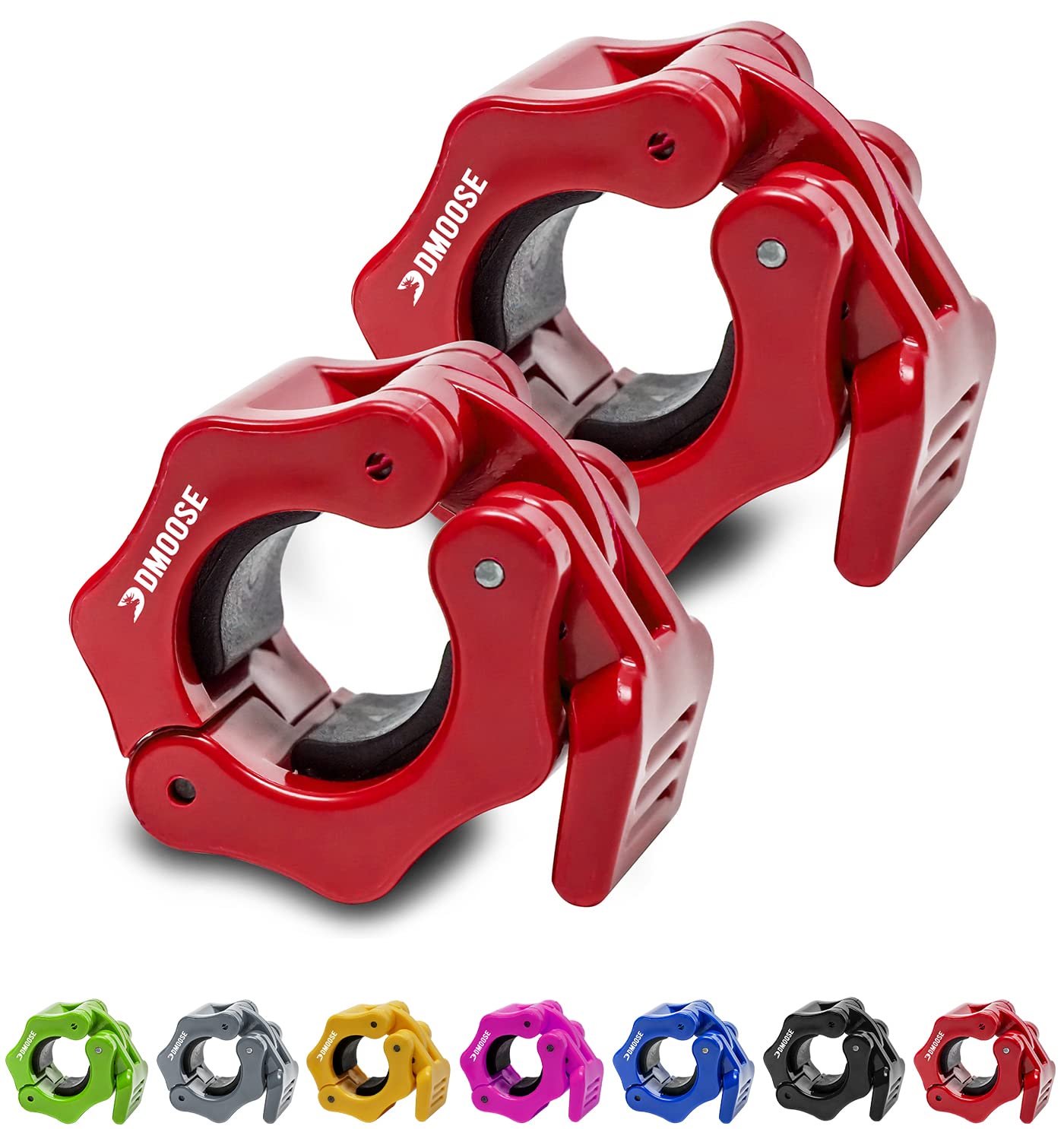 HemeraPhit Serrures de collier pour haltères 2,5 cm avec pince de