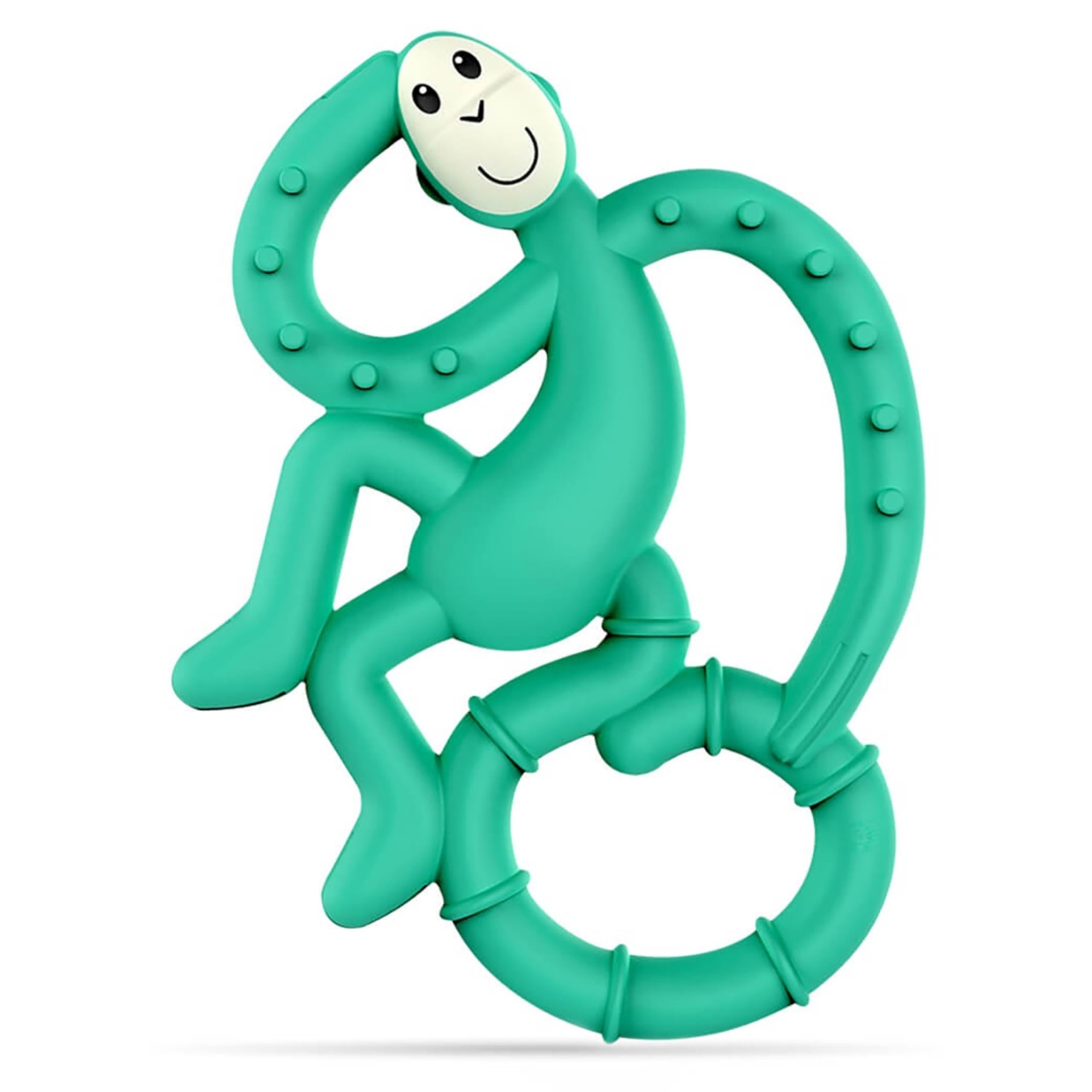 Matchstick Monkey, Antimicrobial Silicone Teether, Easy To Grip, BPA Free, 3 Months Old plus, 10 cm
