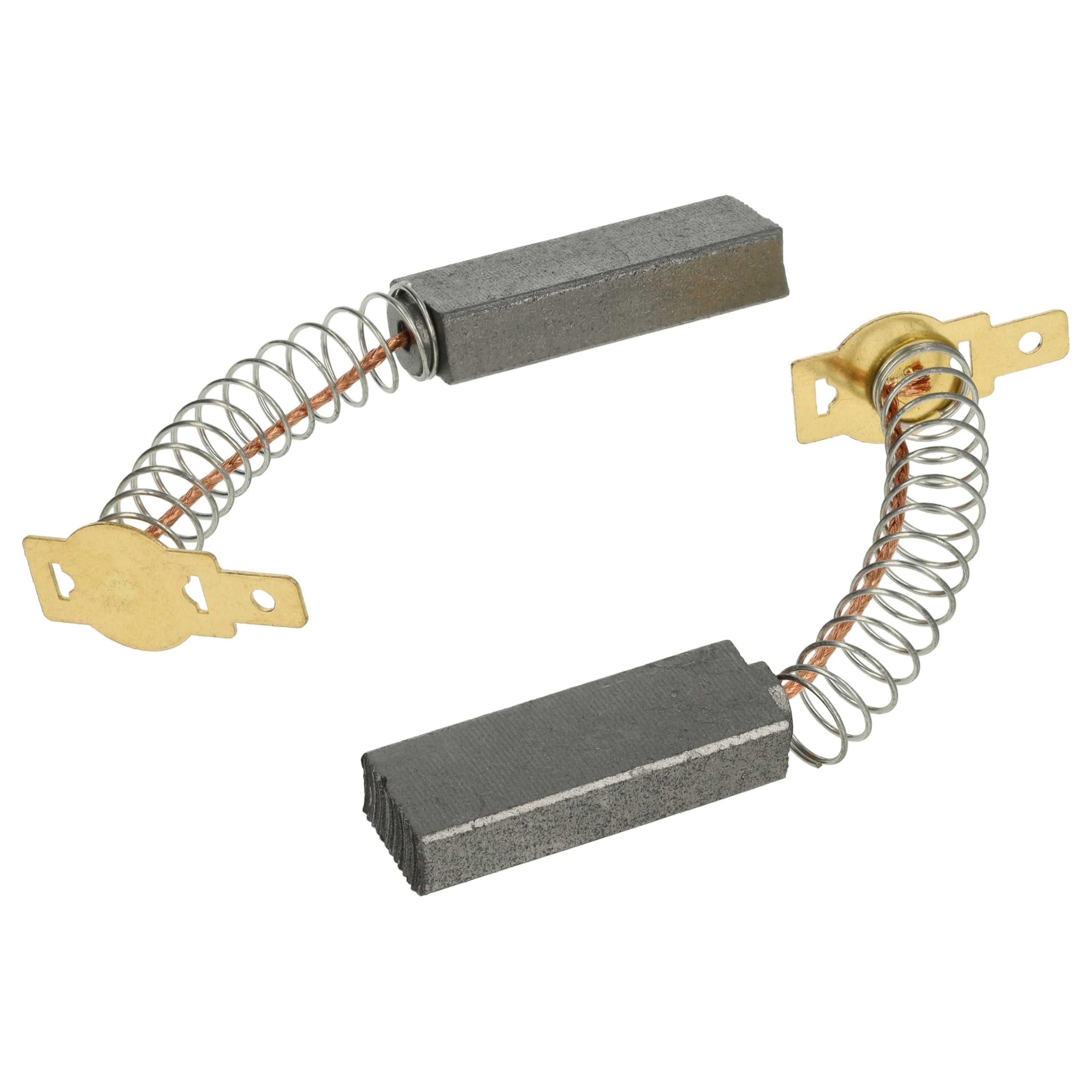 Vhbw 2 Spazzole Al Carbone Per Motore Lavatrice - Dimensioni 5x12x39 Mm - Compatibili Con Privileg/Quelle 00841627