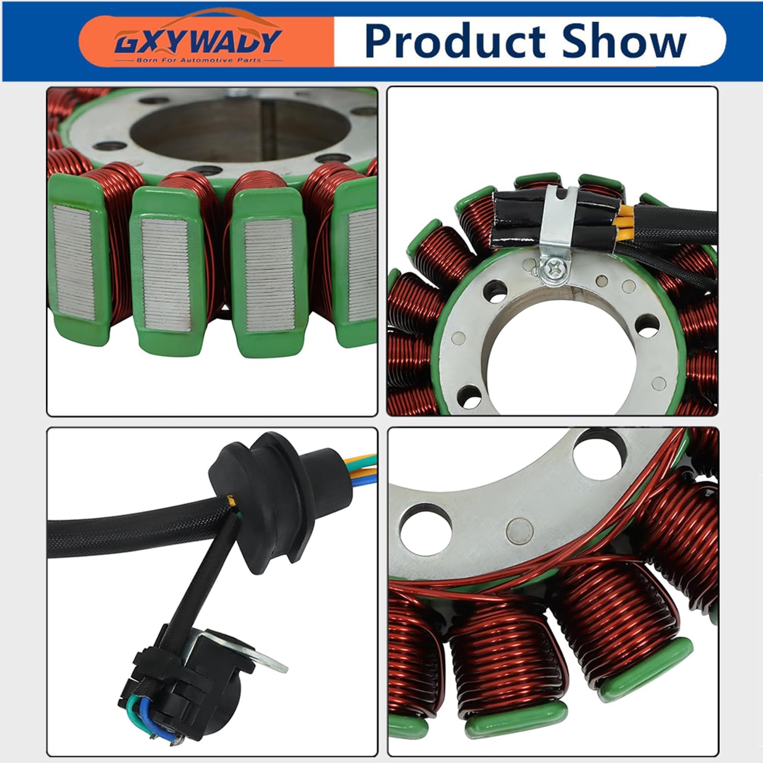 GXYWADY Motorcycle Stator Coil 32101-24F10 Replacement for Suzuki Hayabusa 1300 GSX-1300R 2002-2007 2002 2003 2004 2005 2006 2007