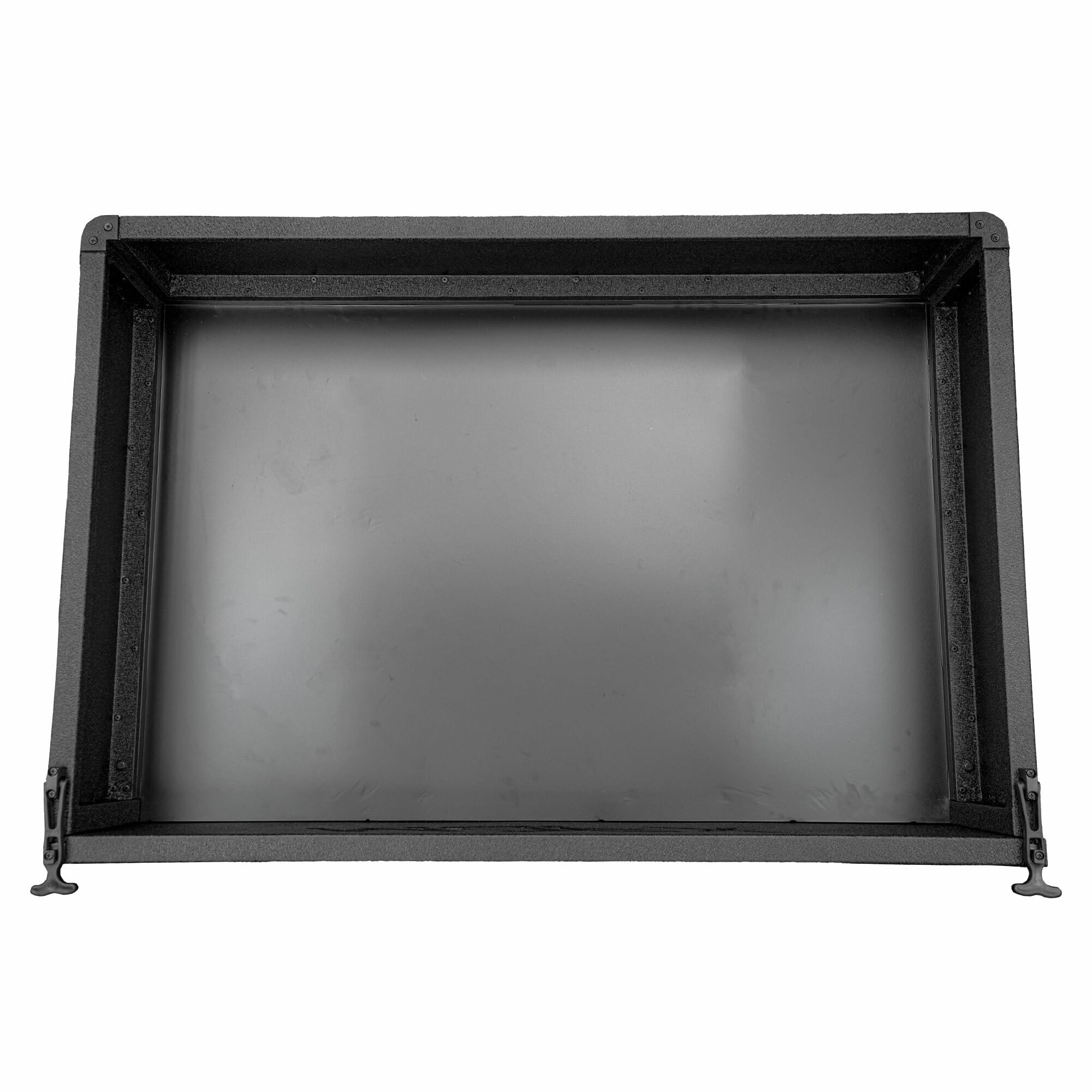 GTW Golf Cart Black Steel Utility Cargo Box Kit Compatible wtih Yamaha G14, G16, G19 & G22 | Includes Mounting Brackets
