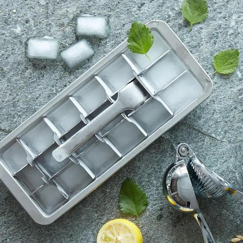 Vassoio per cubetti di ghiaccio in acciaio inossidabile, stampo per