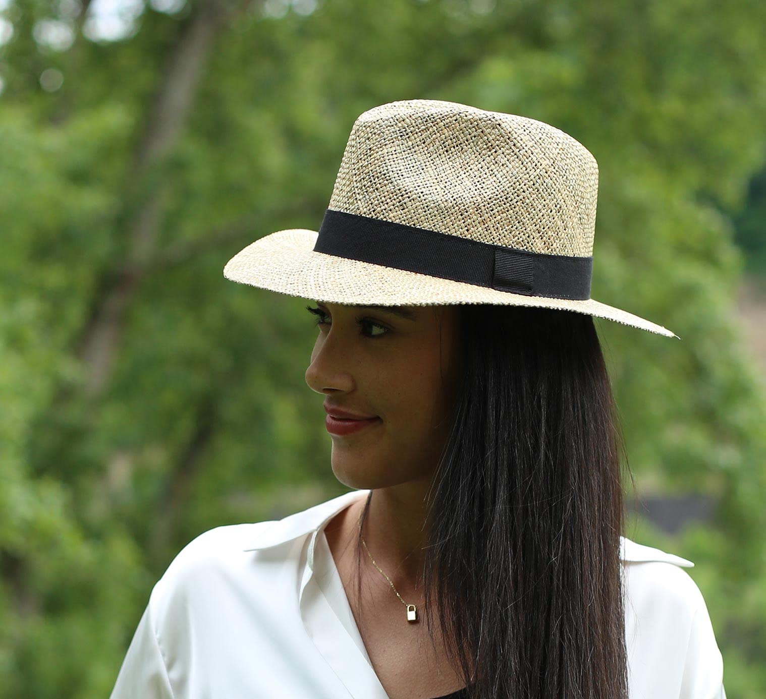Chapeau Fedora Paille Homme ou Femme Traveller Paglia