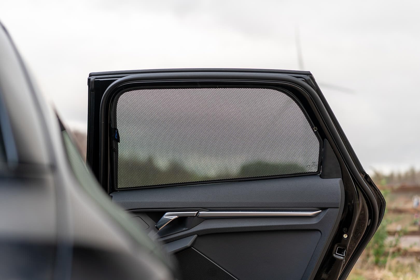 CAR SHADES Set (Porte Laterali Posteriori) Compatibile con Audi A3 8Y 5-Porte 2020- (2-Parti) Tendine Parasole su Misura