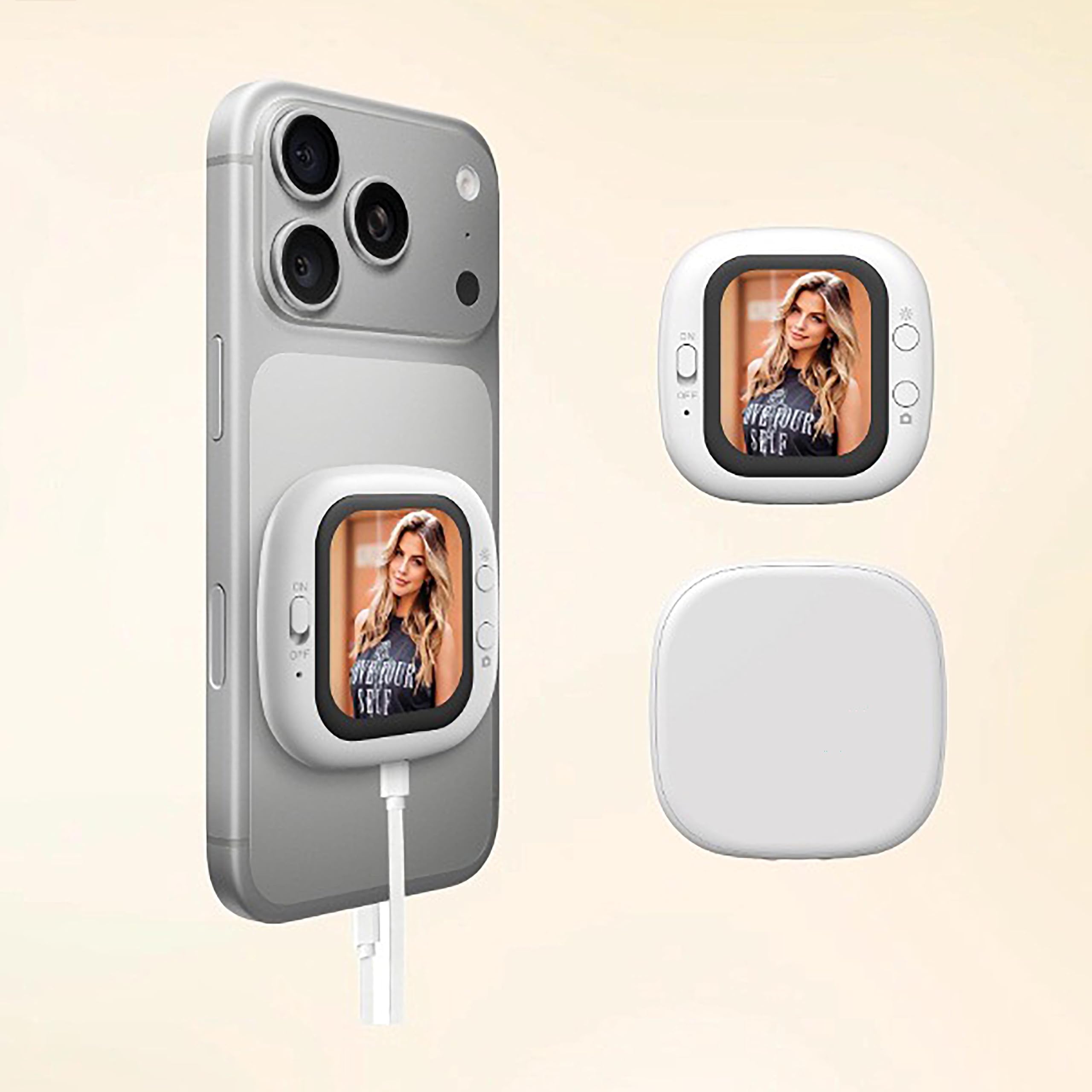 自撮りモニター　iPhone　自撮りスクリーン 超薄型　背面カメラ Amazon.co.jp: UNBIT 自撮りモニター iPhone/Android兼用 自撮り